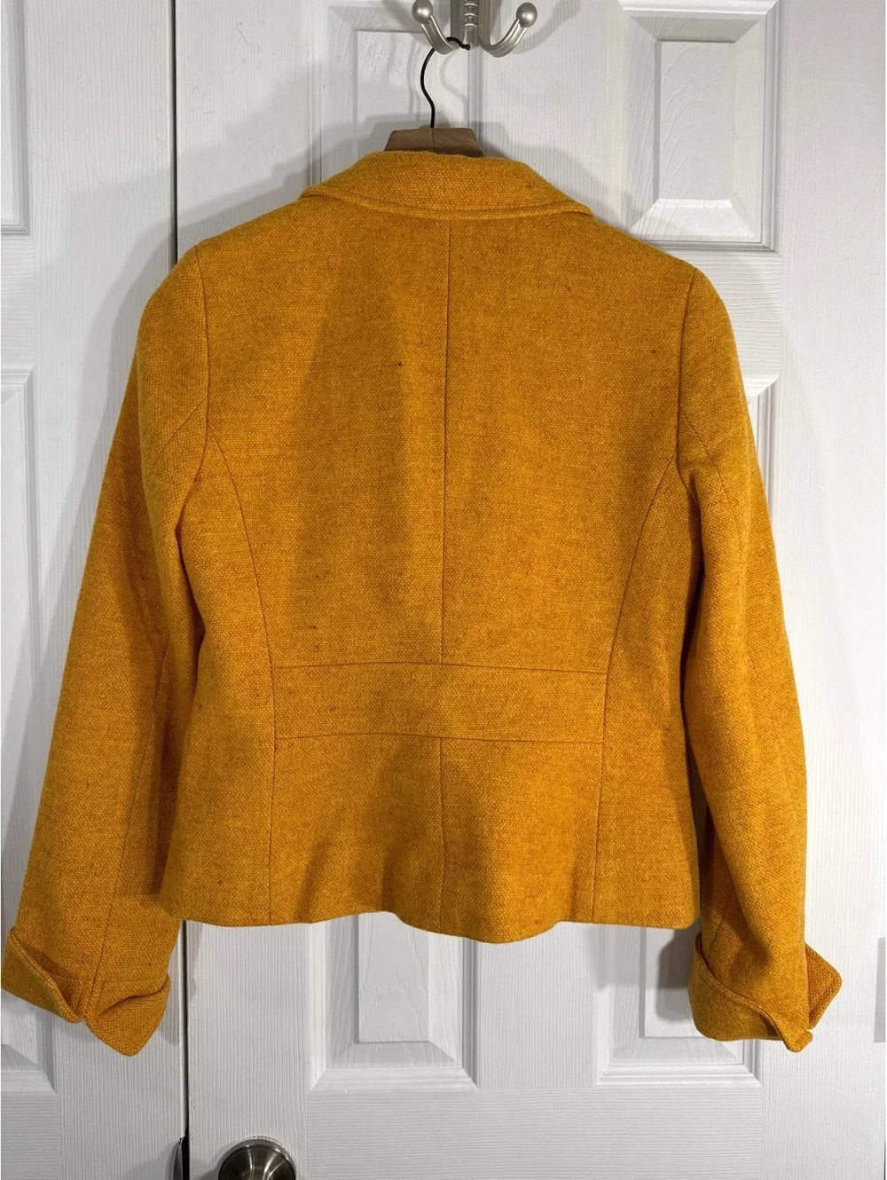J.Crew Women's Wool Blazer Jacket Size 6 Mustard Yellow